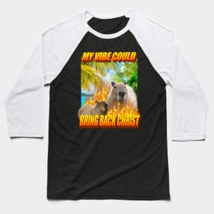 Capybara Baseball T-Shirt